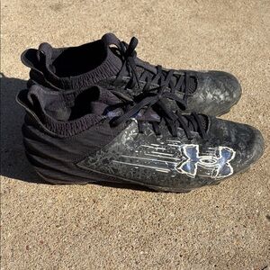 Under Armour Black and Gray Sports Shoes YOUTH